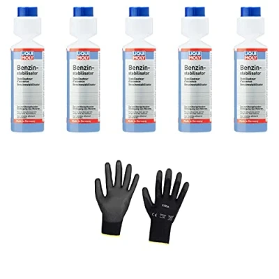 Abbildung von Iloda 5xOriginal Liqui Moly 250ml Benzinstabilisator 5107 Schutzhandschuhe