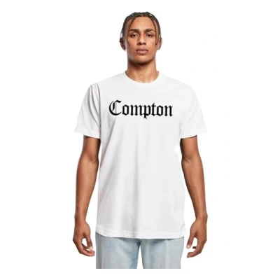 Abbildung von Mister Tee Compton Tshirt print, Herren, Größe: Small, White