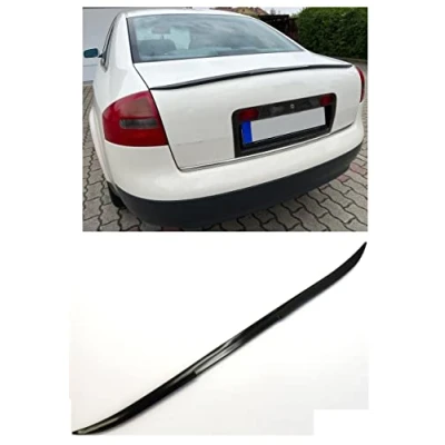Abbildung von Kompatibel mit A6 S6 C5 4B Limousine Kofferraum Heck Spoiler Lippe unlackiert Befestigungsklebeband