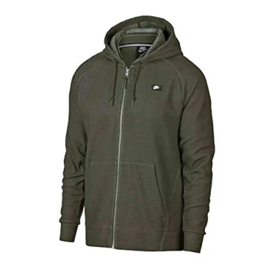 Abbildung von Nike Herren M Nsw Optic Hoodie Fz Full Zip Kapuzenjacke, grün (sequoia/heather), 2XL