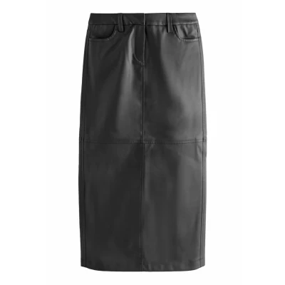 Abbildung von Next Column Petite Alinienrock, Damen, Größe: 38, Black