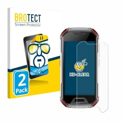 Abbildung von BROTECT (2 Stück Schutzfolie für Unihertz Atom L Displayschutz Folie Ultra Klar