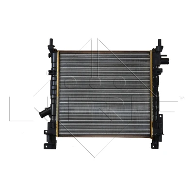 Abbildung von NRF EASY FIT 53651 Kühler, Motorkühlung Aluminium 380 360 34 mit Anbauteilen Kühlrippen mechanisch gefügt FORD: StreetKA Cabrio, KA Schrägheck