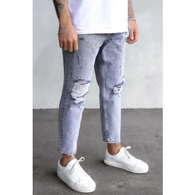 Abbildung von 2Y Premium Bequeme Jeans &quot;2Y Herren Destroyed Relaxed Fit Denim&quot;, (1 tlg.)