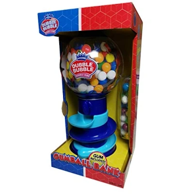 Abbildung von Dubble Bubble Spiral Kaugummiautomat 23cm Kunststoff inkl. 75g Kaugummi