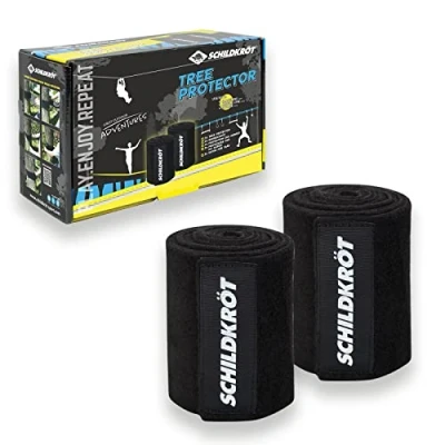 Abbildung von Schildkröt® Baumschutz für Slackline, Jungle Line, Zipline, Komplettes Set 2 Bäume, XXL Version, mit Klettverschluss die leichte Montage
