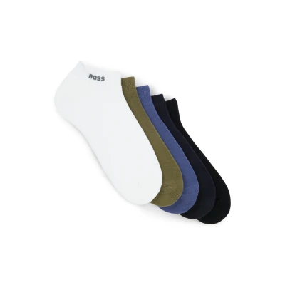 Abbildung von BOSS Sneakersocken, (Packung, 5 Paar), mit eingestricktem Schriftzug