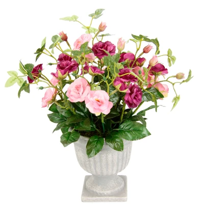 Abbildung von I.GE.A. Kunstblume &quot;Rosen im Pokal&quot;