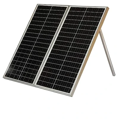 Abbildung von edi tronic 12V Solarkoffer 2 x 40W Laderegler 10A Solar Modul Zelle 80W Solarpanel Wohnmobil Solarmodul Solarzelle Camping Garten USB