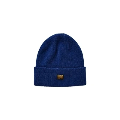 Abbildung von G STAR RAW Herren Effo Long Beanie, Blau (ballpen blue D16624 C754 1822), PC