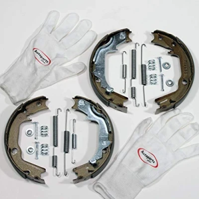 Abbildung von Autoparts Online Set 60015695 Handbremsbacken Feststellbremse Zubehör für hinten die Hinterachse