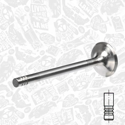 Abbildung von ET ENGINETEAM VE0049 Auslaßventil 32mm Auslassseite Ventilschaft verchromt FORD: Focus C Max, 2 Schrägheck, Max