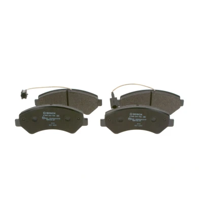 Abbildung von BOSCH 0 986 494 799 Bremsbelagsatz Low Metallic mit integriertem Verschleißsensor Anti Quietsch Blech, Montageanleitung