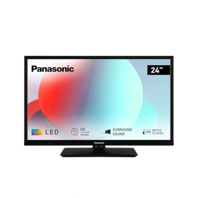 Abbildung von Panasonic TS 24N30AEZ, N30 Serie 24 Zoll HD LED TV, 2024, USB Media Player, hoher Kontrast, Triple Tuner, HDMI, Wandmontageoption, dünner Rahmen, für EIN außergewöhnlich visuelles Erlebnis