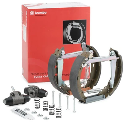 Abbildung von BREMBO KIT &amp; FIT K 85 010 Bremsensatz, Trommelbremse VOLKSWAGEN: GOLF 2, 1, Lupo / 3L, AUDI: 80 B1 Limousine, A2, B2, SEAT: Ibiza 2