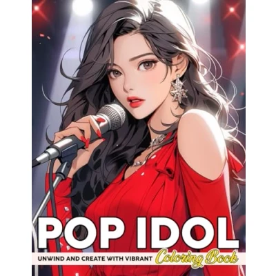 Abbildung von pop Idol Coloring Book: Colorful K Pages with Stunning Fashion Designs for All Ages Relaxation &amp; Mindfulness