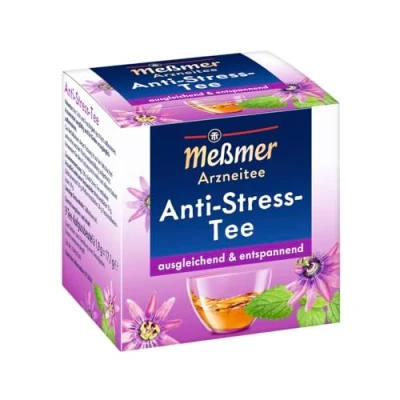 Abbildung von Meßmer Anti Stress Tee ausgleichend &amp; entspannend Arzneitee 9 Teebeutel