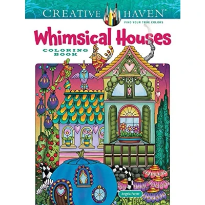 Abbildung von Creative Haven Whimsical Houses Coloring Book (Creative Books)
