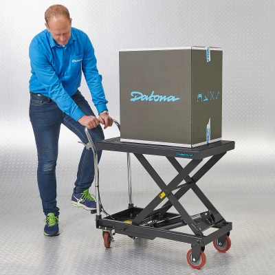 Abbildung von Datona Fahrbarer, hydraulischer Hubtisch Schwarz