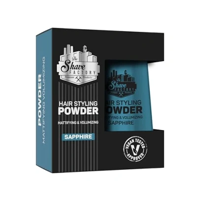 Abbildung von The Shave Factory Haarstyling Puder mattierend und voluminös für unvergleichliche Textur, Volumen mattes Finish perfekt jeden Look Haartyp (20 g (1er Pack), Sapphire)