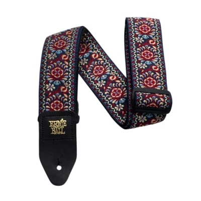 Abbildung von Ernie Ball Jacquard Gitarrengurt Royal Bloom