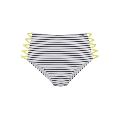 Abbildung von Venice Beach Bikinihose, Damen, Größe: 38, Schwarz/weiß/limette