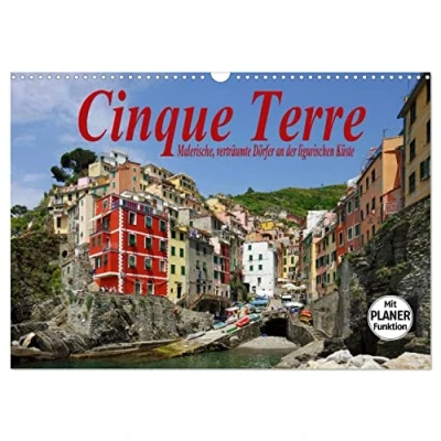 Abbildung von Cinque Terre Malerische, verträumte Dörfer an der ligurischen Küste (Wandkalender 2025 DIN A3 quer), CALVENDO Monatskalender