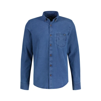 Abbildung von LERROS Langarmhemd &quot;LERROS Hemdenstyle, Indigo Look&quot;