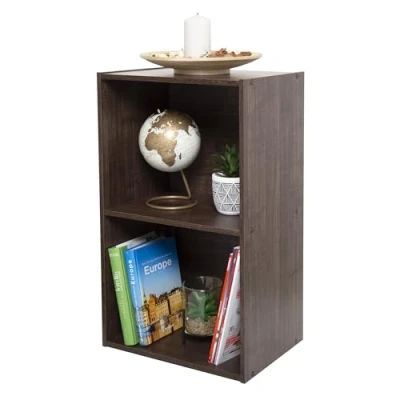Abbildung von Iris Ohyama, Möbel, 2 Regalböden Aufbewahrung Büro, Bibliothek, Stabil, Große Kapazität, Multifunktional, Schlafzimmer, Wohnzimmer Office Basic Rack CX 2FN Braun