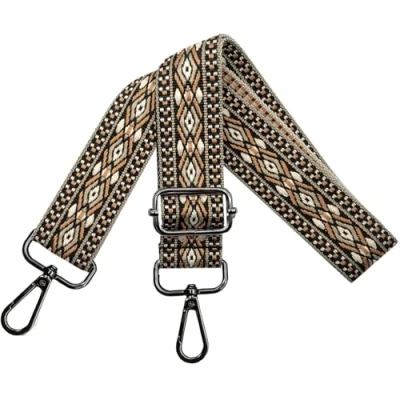 Abbildung von Verstellbarer Schultergurt für Taschen Damen Tragegurt, Taschengurte zum Wechseln, Taschengurt Breit 3.8cm mit Schwarz Karabiner, Schulterriemen Schultertasche Handtaschen, Braun, N46