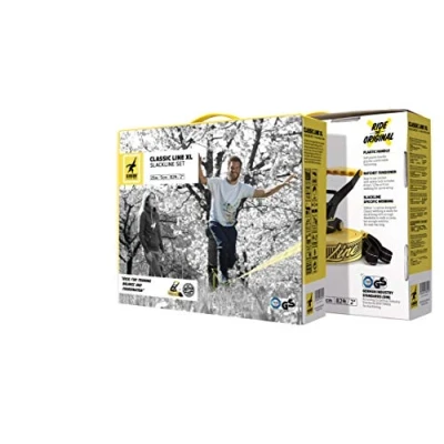 Abbildung von Gibbon Slacklines Classic Line, Gelb, 25 Meter Komplettset