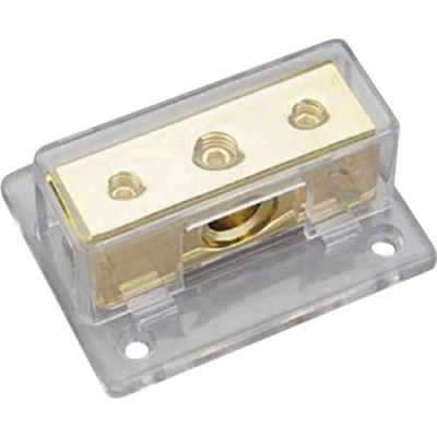 Abbildung von Sinuslive Stromverteiler VB1 2 Eingang von 35 50mm² auf zwei Ausgänge 16 25mm²