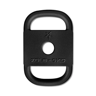 Abbildung von Yes4All XY59 Gusseisen Ruck Plate Gewichte, 9 KG NEUES DESIGN