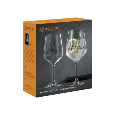 Abbildung von Nachtmann Tattoo Botanical Wein/Spritzglas Black Set 2tlg
