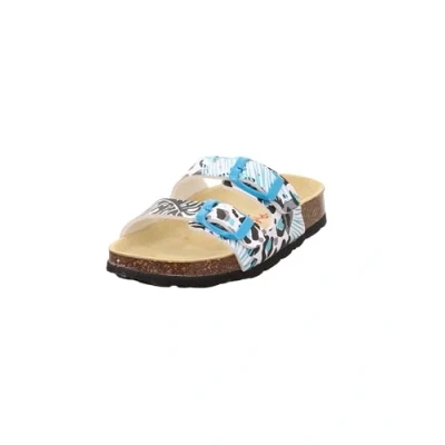 Abbildung von Superfit Fussbettpantoffel Hausschuh, Weiß/Mehrfarbig 1120, 30 EU