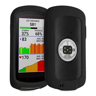 Abbildung von kwmobile Hülle kompatibel mit Garmin Edge 1040/1040 Solar Silikon GPS Fahrrad Case Schutzhülle in Schwarz