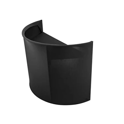 Abbildung von OMNITRONIC Curved mobile Event Stand Portabler DJ Tisch mit Verkleidung für Anwendungen