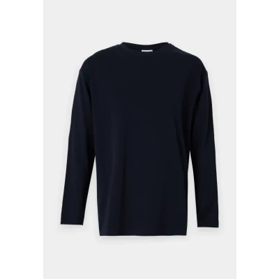 Abbildung von Selected Homme Slhlooseoscar O NECK TEE Langarmshirt, Herren, Größe: Large, Sky captain