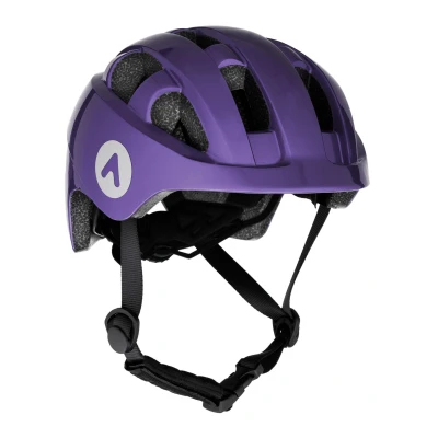 Abbildung von ATTABO Fahrradhelm Kinder K200 IN Größe XXS (45 50 cm) mit 17 Belüftungslöchern Mold Konstruktion Reflektierendes Logo Verstellknopf Tiefer und sicherer PC Schale Farbe Violett