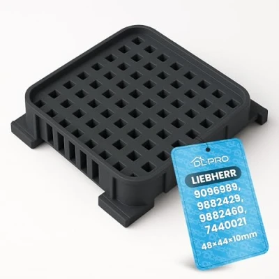 Abbildung von DL pro Fresh Air Aktivkohlefilter 48x44x10mm für Liebherr 9096989 9882429 9882460 7440021 Ersatzfilter Kohlefilter Geruchsfilter Luftfilter Innenraumfilter Kühlschrank KühlGefrierKombination