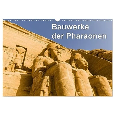 Abbildung von Bauwerke der Pharaonen (Wandkalender 2025 DIN A3 quer), CALVENDO Monatskalender