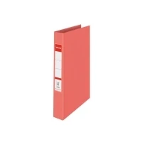 Abbildung von Esselte Ringordner, 190 Blatt Kapazität, 42 mm Rückenbreite, A4 Ordner mit 2 Ringen und festem Einband, für Zuhause/Büro, zur Schreibtischorganisation, Colour&#039;Breeze Serie, Koralle, 628433