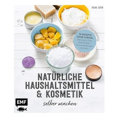 Abbildung von Einfach. Sauber. Nachhaltig. Natürliche Haushaltsmittel und Kosmetik selber machen: 50 Rezepte ohne Chemie: Zahnpasta, Deo, Waschmittel, ... Zitrone, Essig Co. Lebe nachhaltig!