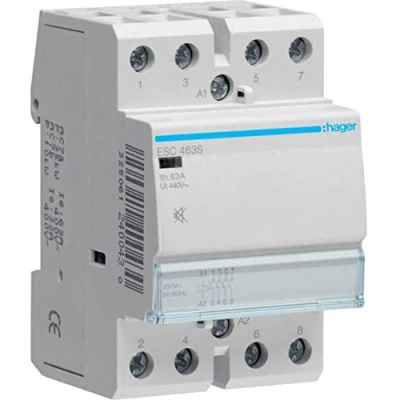 Abbildung von Contactor silencioso, 63A, 4NA, 230V