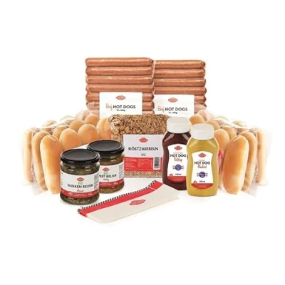 Abbildung von Hot dog WORLD Set &quot;American Style&quot; (CLASSIC, 78 teiliges Set) für 24 Dogs
