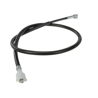 Abbildung von Tachowelle Motoforce für MBK Nitro/Stunt/Yamaha Aerox/Slider, Schraubverbindung unten, Steckverbindung Oben