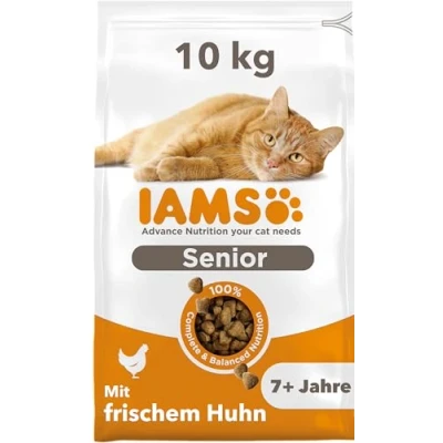 Abbildung von Katze Senior Huhn 10 kg iams Katzenfutter Eukanuba