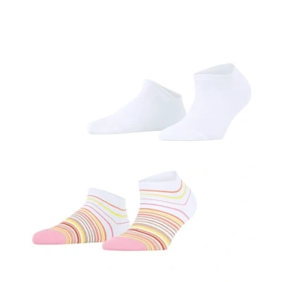 Abbildung von Esprit Sneaker Stripe 2PACK Socken, Damen, Größe: 39 42, White lightning