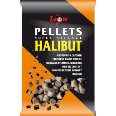 Abbildung von Carp Zoom Feeding Black Halibut Pellets 800gr 6mm Angelpellets