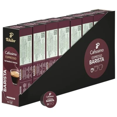 Abbildung von Tchibo Cafissimo Vorratsbox Espresso Barista Kaffeekapseln, 80 Stück (8x10 Kapseln), nachhaltig &amp; fair gehandelt